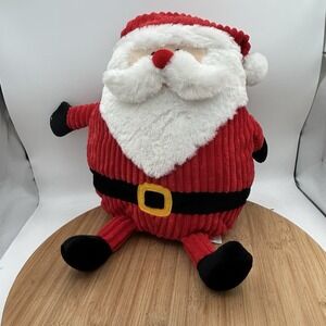 Pier 1 Plush Santa Claus‎ Christmas Stuffed Toy Decor